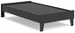 Socalle Twin Platform Bed with Dresser and 2 Nightstands