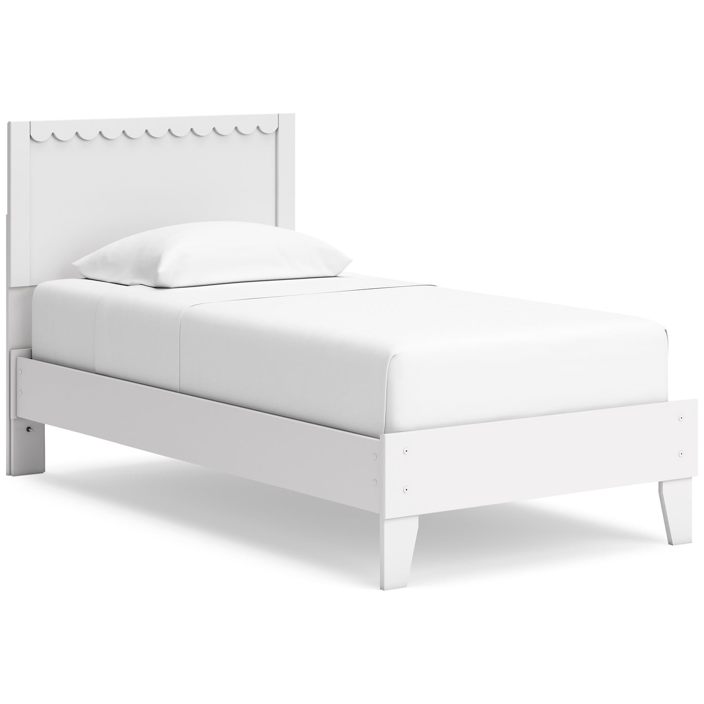 Hallityn Twin Panel Platform Bed with Dresser and Nightstand