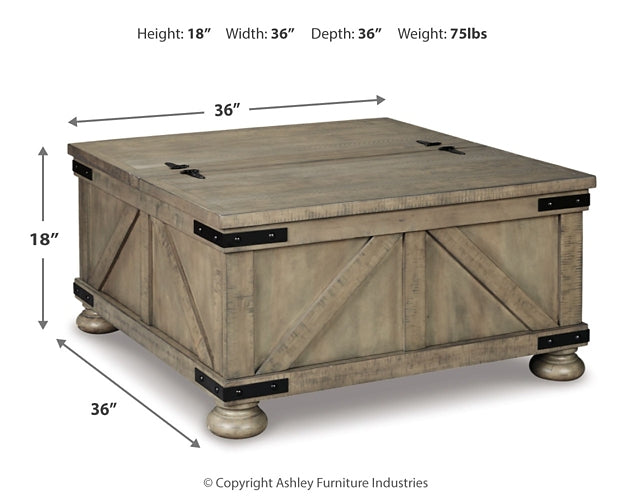 Aldwin Cocktail Table with Storage