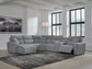 Modmax 6-Piece Power Reclining Sectional with Chaise