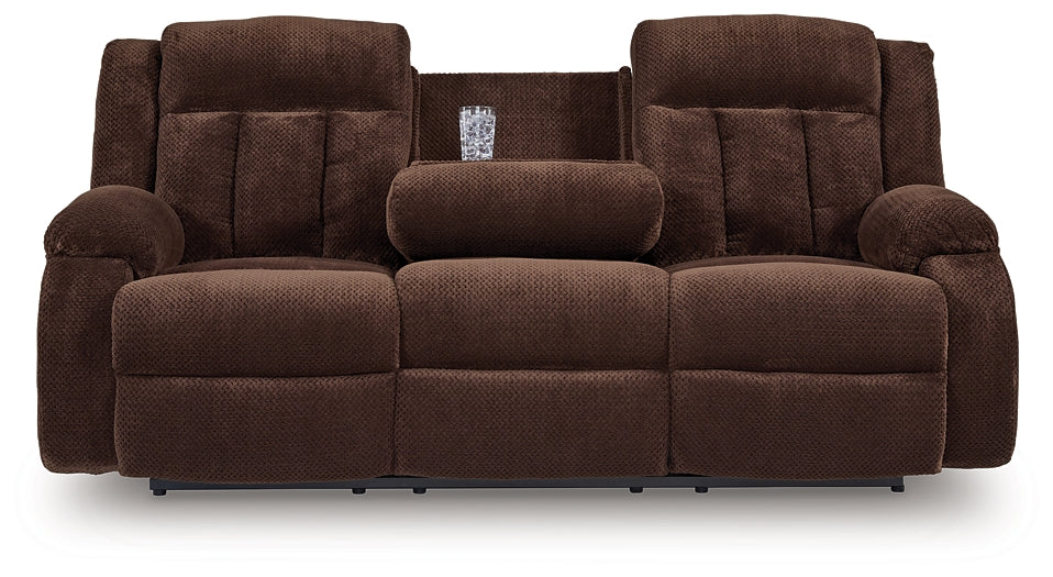 Observation REC PWR Sofa w/Drop Down Table
