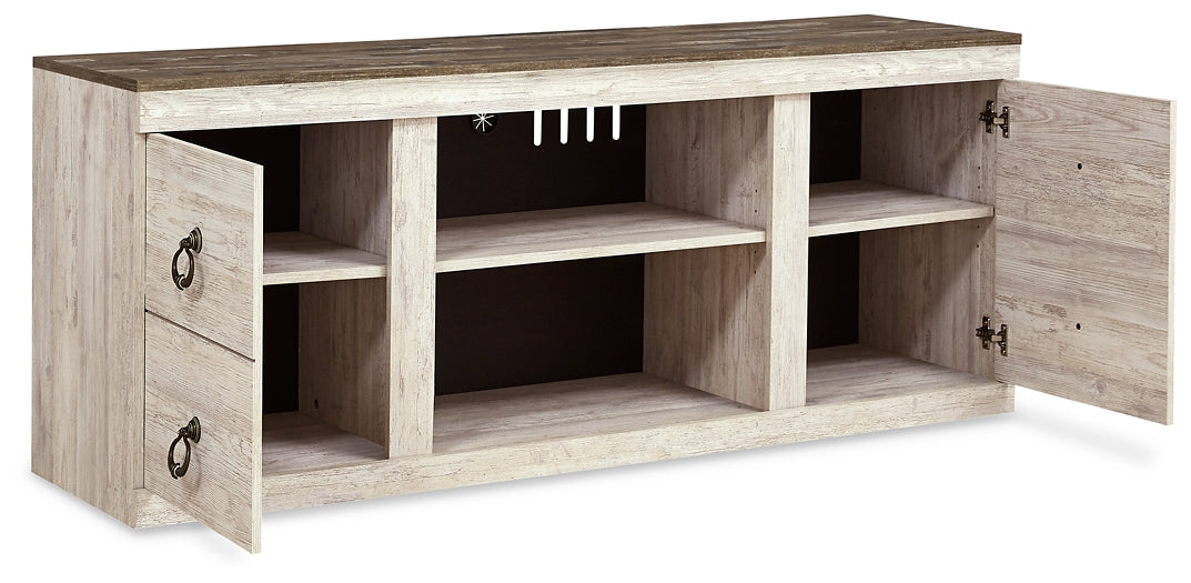 Willowton LG TV Stand w/Fireplace Option