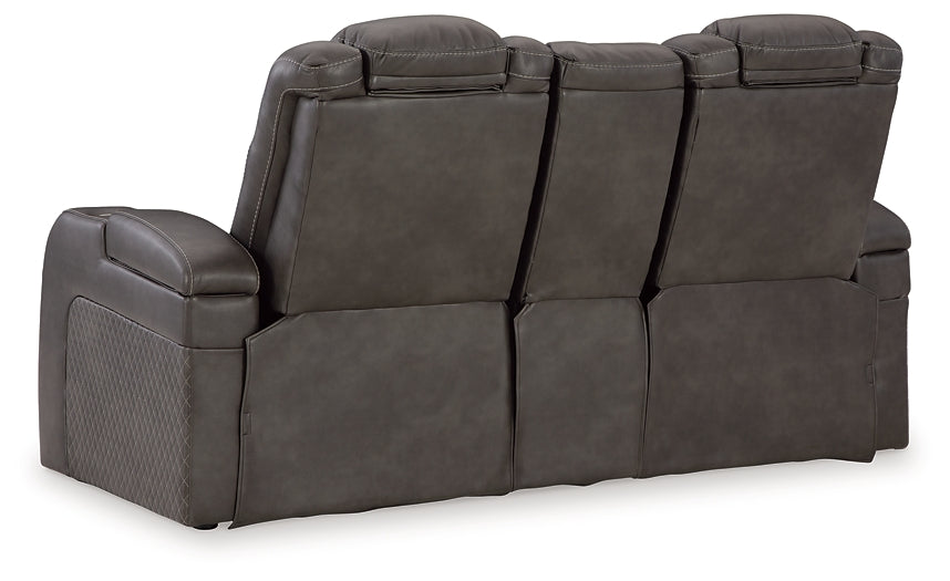 Fyne-Dyme PWR REC Loveseat/CON/ADJ HDRST