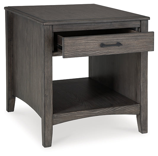 Montillan Coffee Table with 2 End Tables