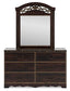 Glosmount Dresser and Mirror